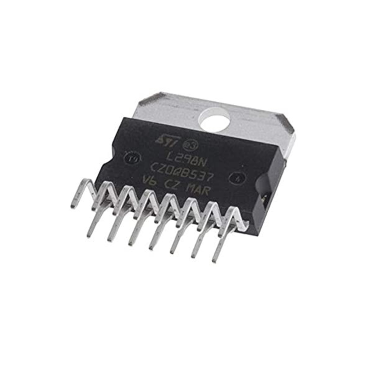 L298N Dual H-Bridge Motor Driver IC Multiwatt-15 (Motor Control IC, Dual Motor Driver) image 1