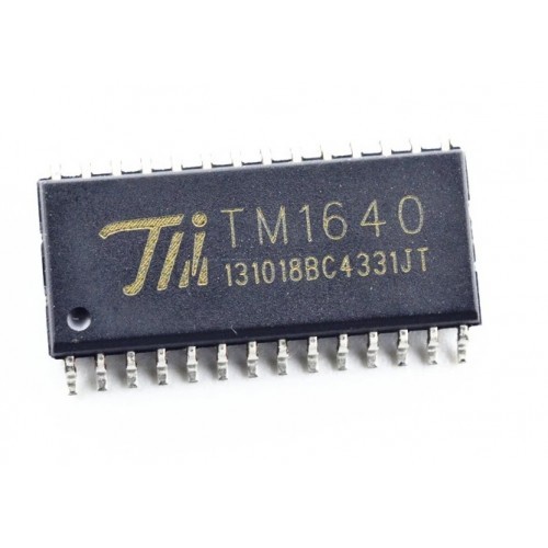 TM1640 SOIC/SOP-28 LED Display Driver IC (TM1640) image 1