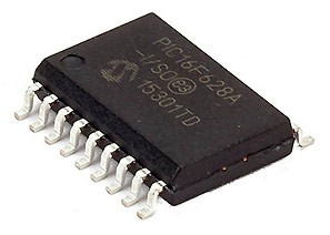 PIC16F628A-I/SO SOIC-18 8-Bit Microcontroller IC with Flash Memory (PIC16F628A-I/SO) image 1