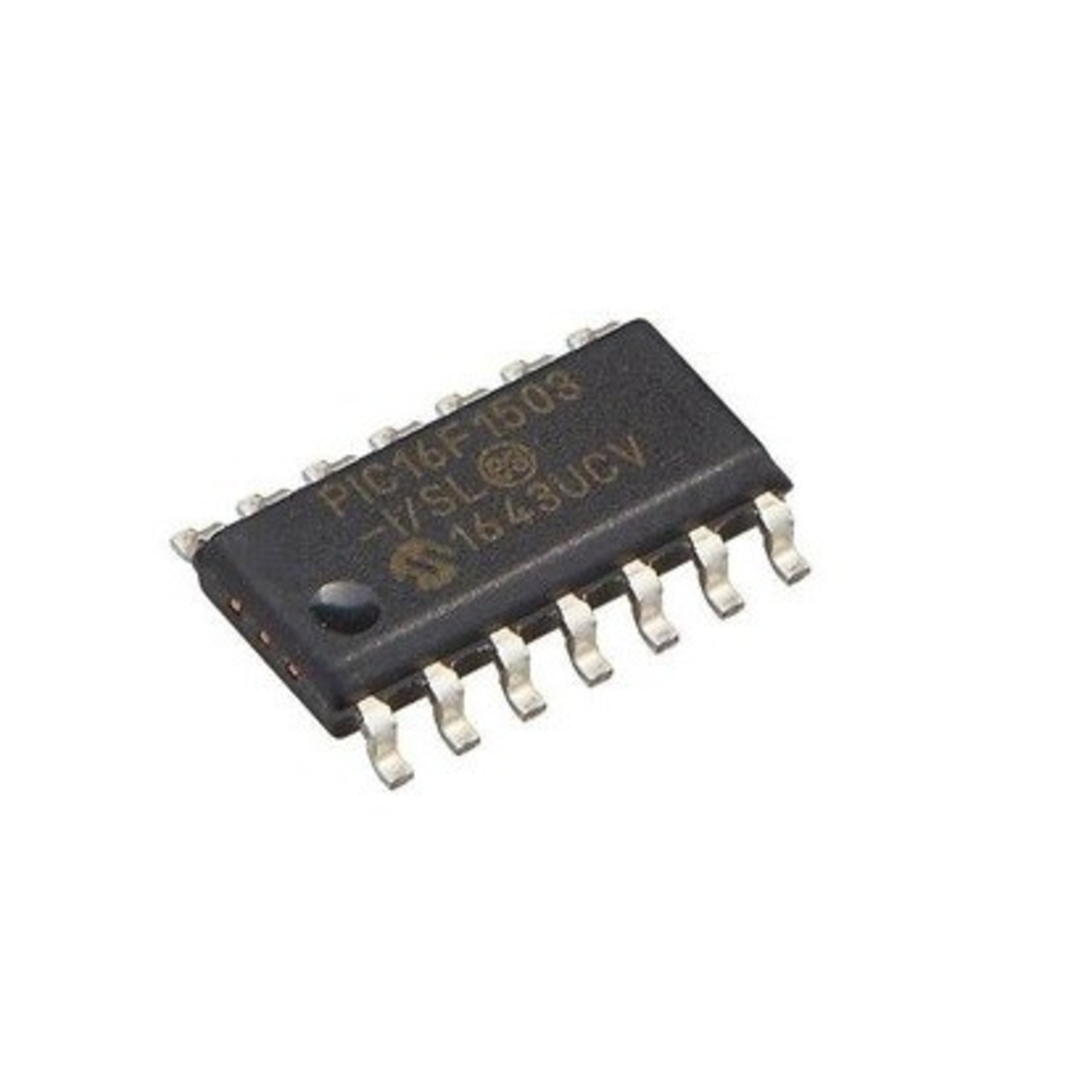 PIC16F1503-I/SL SOIC-14 8-Bit Flash Microcontroller IC (PIC16F1503-I/SL MCU) image 1