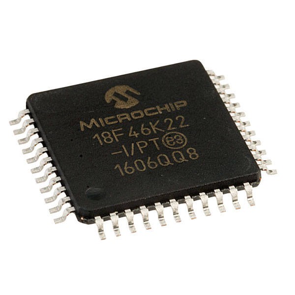 PIC18F46K22-I/PT TQFP-44 8-Bit Microcontroller IC with Flash Memory (PIC18F46K22-I/PT) image 1
