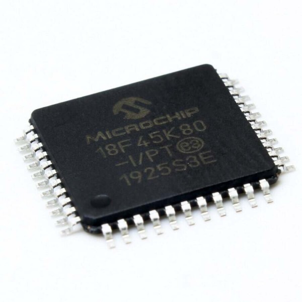 PIC18F45K80-I/PT TQFP-44 CAN Bus 8-Bit Microcontroller IC with Flash Memory (PIC18F45K80-I/PT) image 1