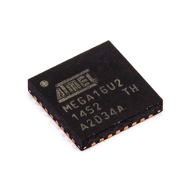 ATMEGA16U2-MU QFN-32 8-Bit AVR Microcontroller IC with USB Interface (ATMEGA16U2-MU) image 1