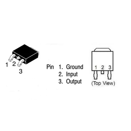 79M15 15V Negative Voltage Regulator IC (SMD TO-252 DPAK Package Surface Mount Voltage Regulator) image 3