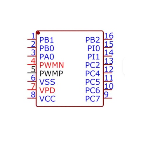 ISD1820S SMD Recordable Sound Chip (SOP16S Voice Recording and Playback IC) image 2