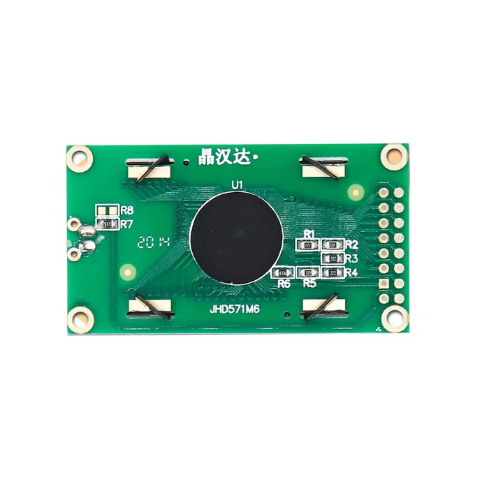 Original JHD 8x2 Character LCD Display With Yellow Backlight image 3
