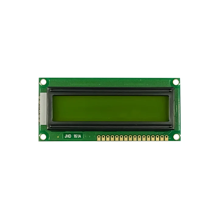 Original JHD 16x1 Character LCD Display With Green Backlight image 2