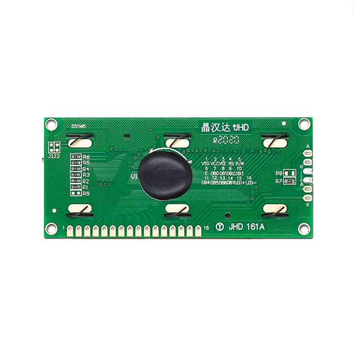 Original JHD 16x1 Character LCD Display With Green Backlight image 3
