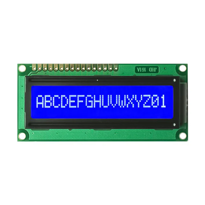 Original JHD 16x1 Character LCD Display With Blue Backlight image 1