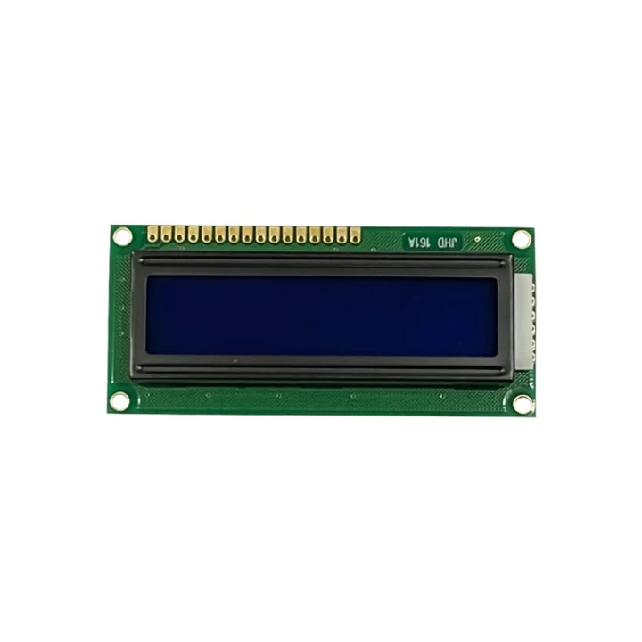 Original JHD 16x1 Character LCD Display With Blue Backlight image 2