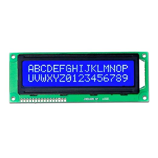 16X2 BLUE LCD JHD Make Big Fond image 1
