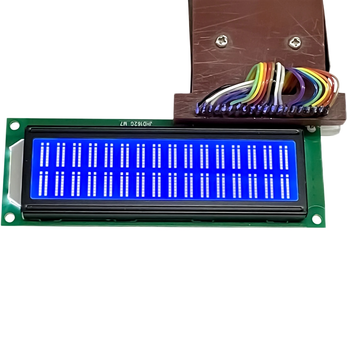 Original JHD 16x2 Jumbo Blue Character LCD Display (5V, HD44780 Compatible) image 4