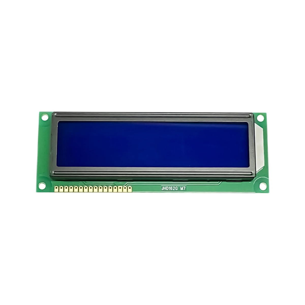 Original JHD 16x2 Jumbo Blue Character LCD Display (5V, HD44780 Compatible) image 1