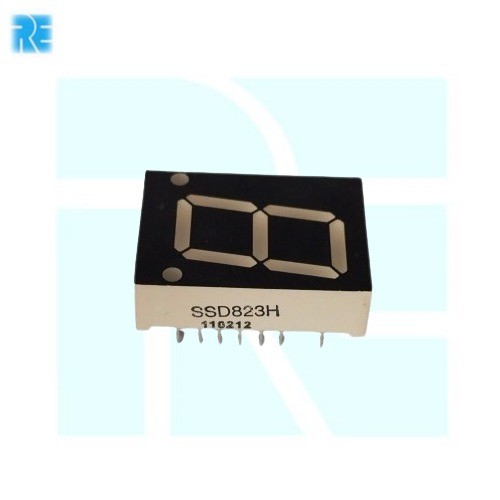 0.8 Inch C-Cathode Led Display Side Pin-SSD823H RED image 1