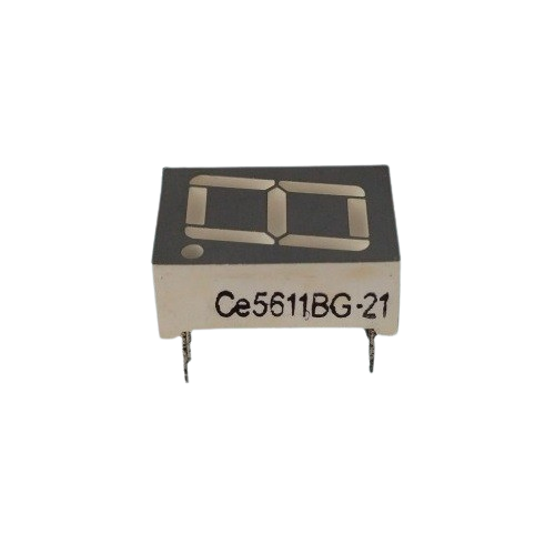 0.56 Inch Parrot Green 7-Segment LED Display CE5611BG-21 (Common Anode) image 1