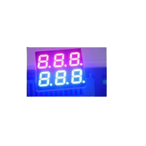 2.3 Inch Dual Colour 7-Segment LED Display (Red and Pure Blue, Common Anode) image 1