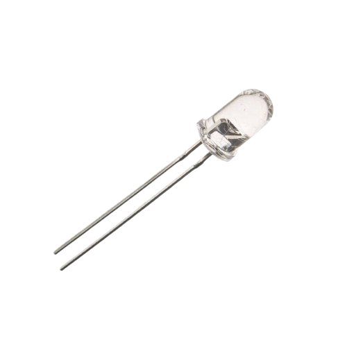 5mm Yellow Clear LED Everlight (Through Hole LED) image 1