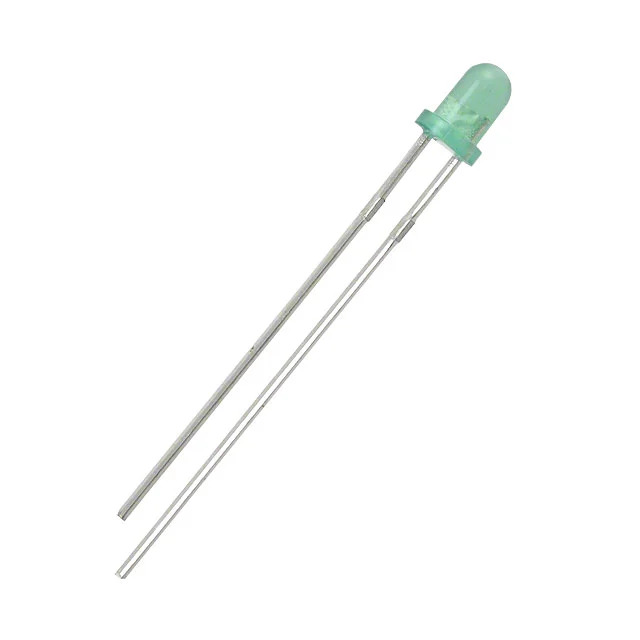 3mm Green Diffused LED Everlight (Through Hole LED) image 1