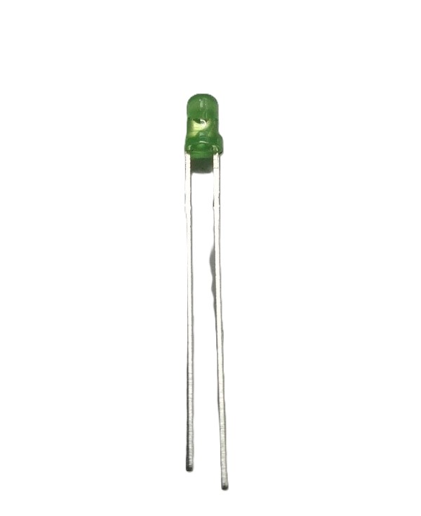 3MM GREEN GREEN LED Diffused Everlight  image 1