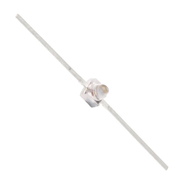Axial Blue Clear LED (Through Hole LED) image 1