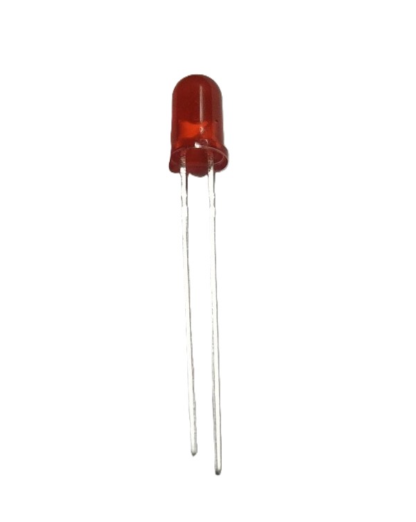 5mm Red Diffused LED Lamp Through Hole Indicator LED (5mm Red LED) image 1