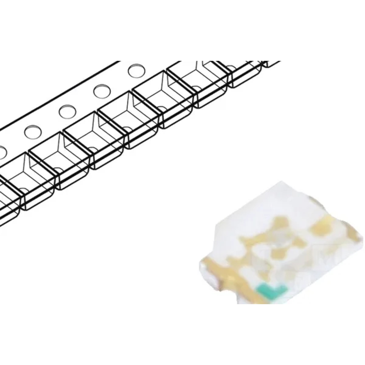 FYLS-0805UBC Blue SMD LED (FORYARD, 0805) image 1