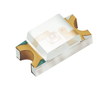 1206 Blue LED Everlight SMD LED (Surface Mount Light Emitting Diode) image 1