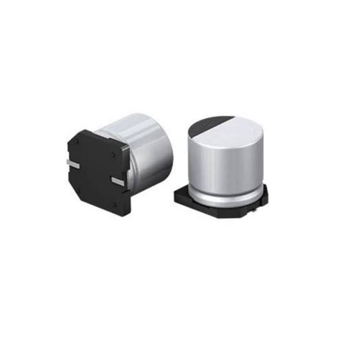 4.7uF 25V SMD Electrolytic Capacitor (Surface Mount Aluminum Electrolytic Capacitor) image 1