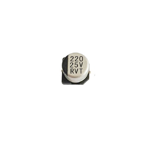 220µF 25V SMD Aluminum Electrolytic Capacitor image 2