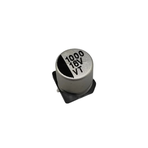 1000uF 16V SMD Electrolytic Capacitor (Surface Mount Aluminum Electrolytic Capacitor) image 1