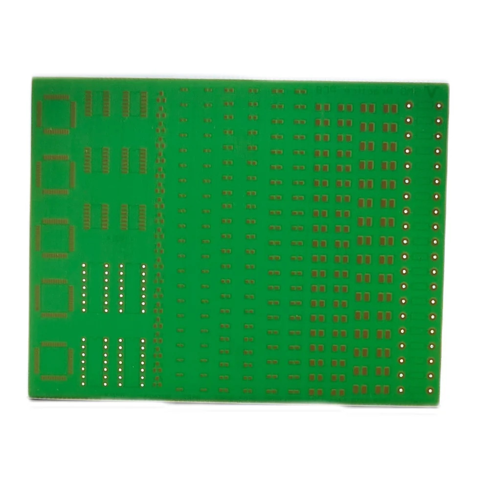 TQFP, SOP, QSOP, MSOP, TSSOP, 0805, 0603 SMD with DB9 Multi-Package Experiment Single-Sided 90 x 100mm PCB image 2