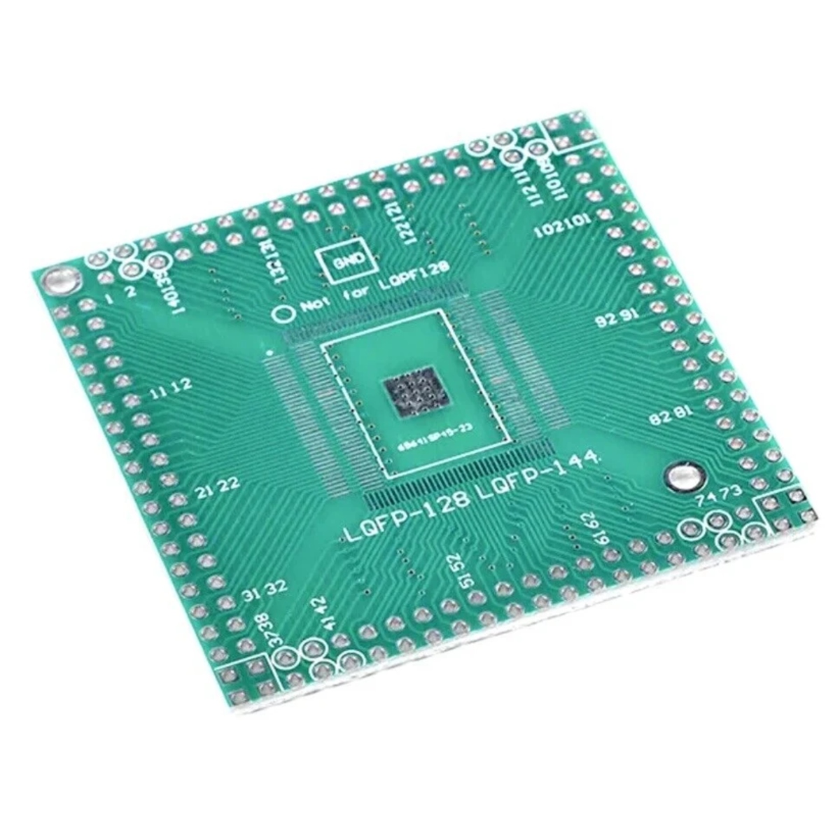 QFP EQFP PQFP TQFP LQFP FQFP 144/128 Pin SMD Adapter PCB Development Board (QFP SMD Adapter PCB) image 3