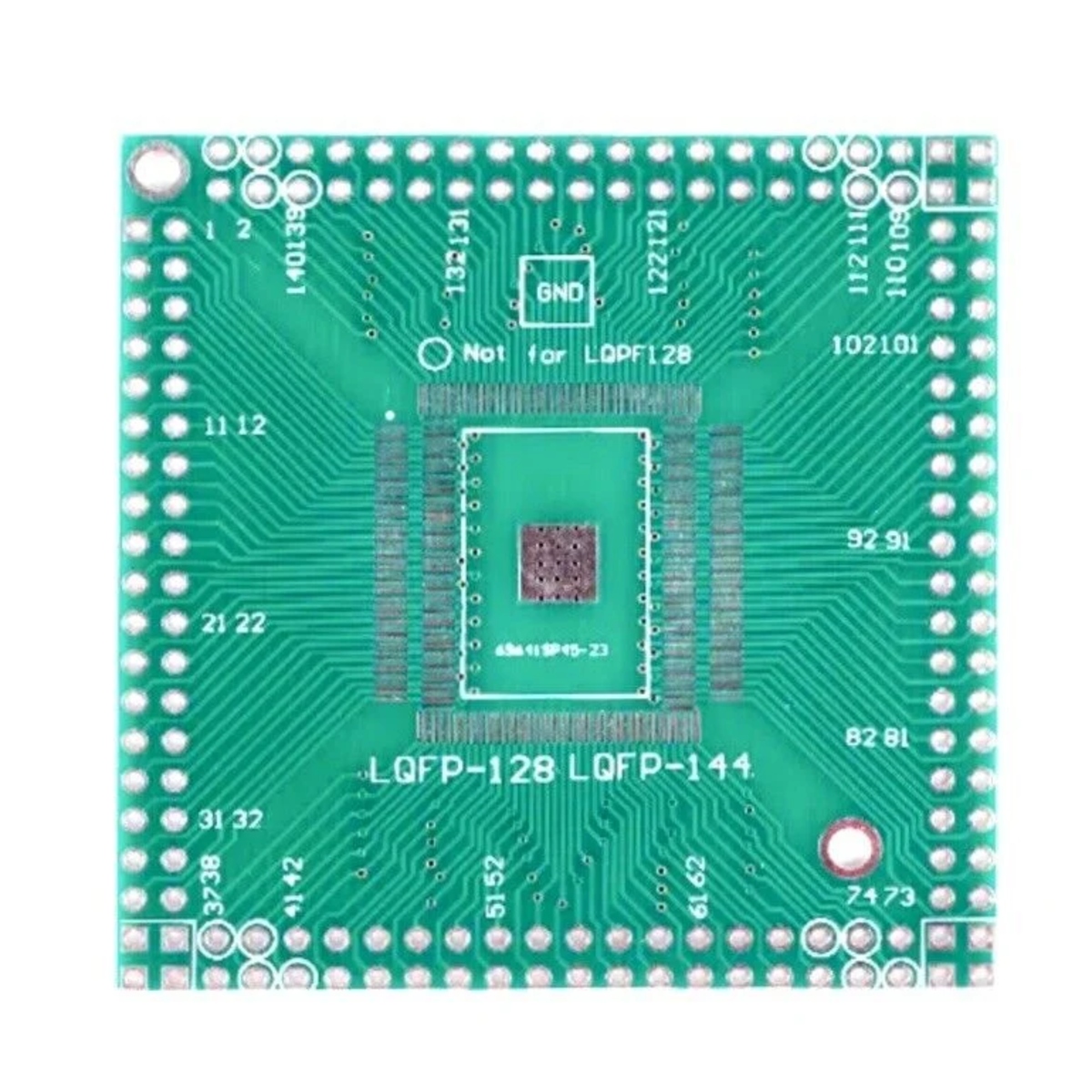 QFP EQFP PQFP TQFP LQFP FQFP 144/128 Pin SMD Adapter PCB Development Board (QFP SMD Adapter PCB) image 4