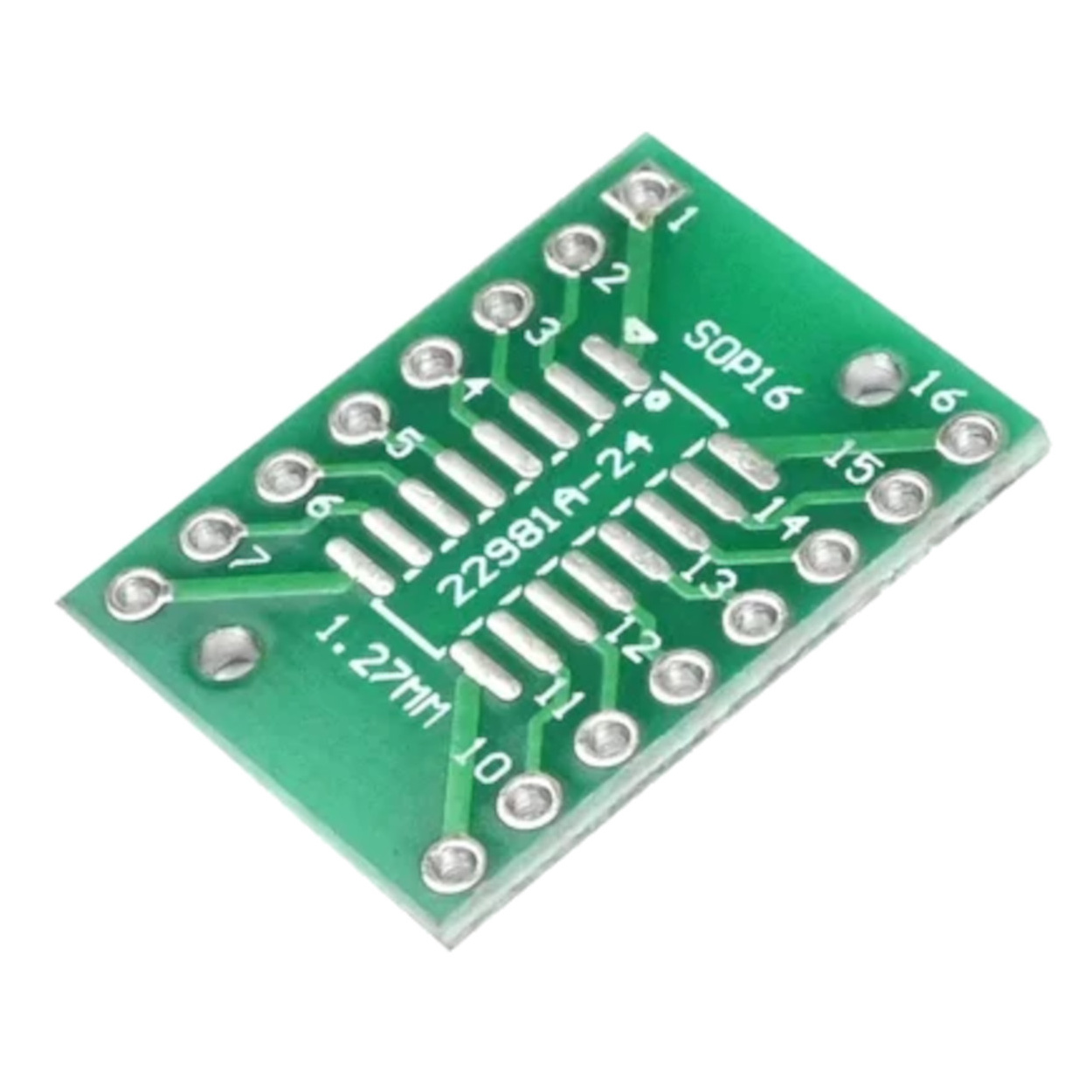 SOP16 TSSOP16 SSOP16 to DIP16 Double Side Adapter PCB 0.65mm and 1.27mm Pitch (SMD to DIP Converter Board) image 3