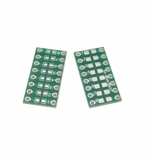 SMD 0805 0603 0402 To DIP Double Side 2.54 MM Adapter PCB image 1