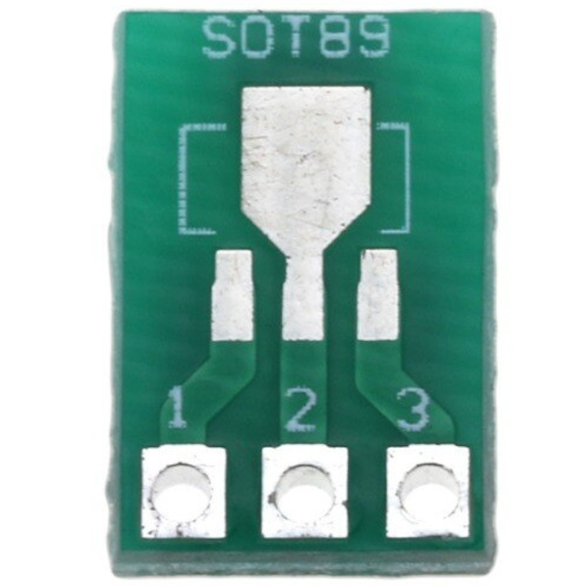 SOT89 SOT223 SMD to DIP SIP-3 Adapter PCB (SMD Breakout Board) image 1