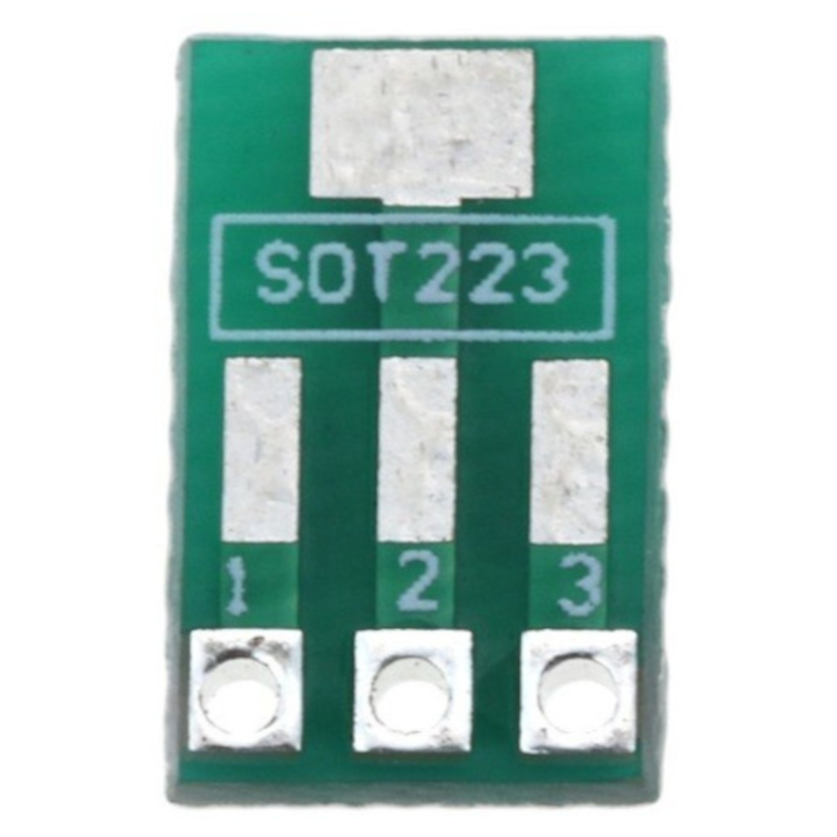 SOT89 SOT223 SMD to DIP SIP-3 Adapter PCB (SMD Breakout Board) image 2