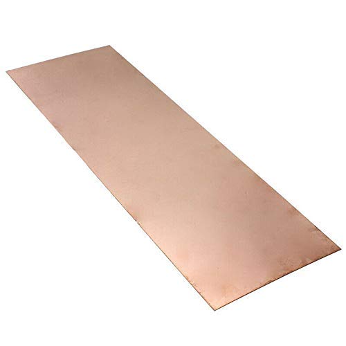 Copper Clad FR4 Glass Epoxy Base Sheet 1.5mm 35 Micron Single-Sided 12 x 5 Inch (PCB Making Board) image 1
