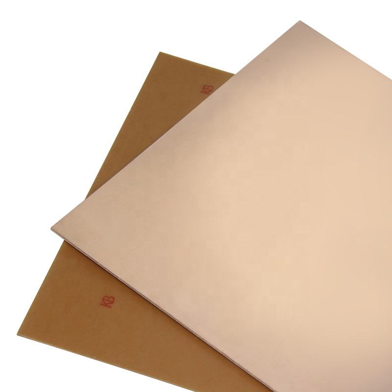 Copper Clad FR1 Paper Phenolic Base Sheet 1.5mm 35 Micron Single-Sided 12 x 12 Inch (PCB Making Board) image 1