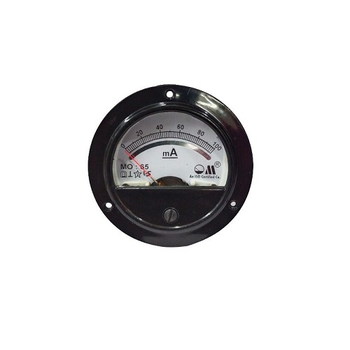 0-100mA DC MO 65 Analog Panel Meter Accuracy 1.5% (Milliammeter for DC Current Measurement Applications)