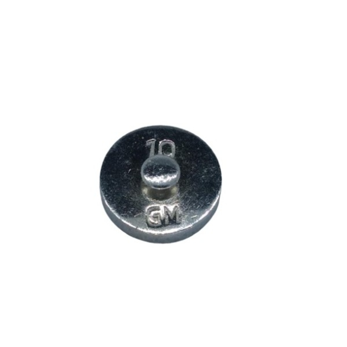 Spare Physical Gram Weight Brass C.P. 10gm (Calibration Weight) image 1