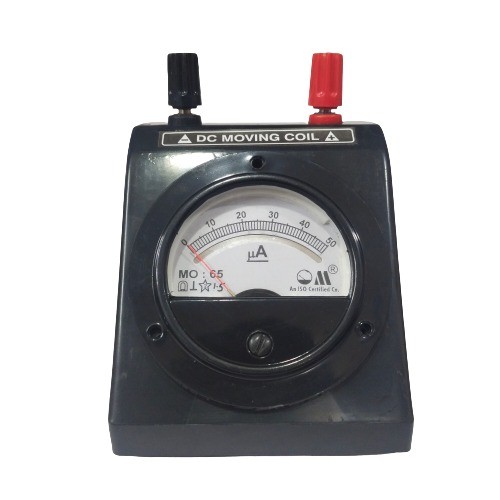 0-50µA DC MO 65-Accuracy 1.5 % Analog meter With Stand image 1