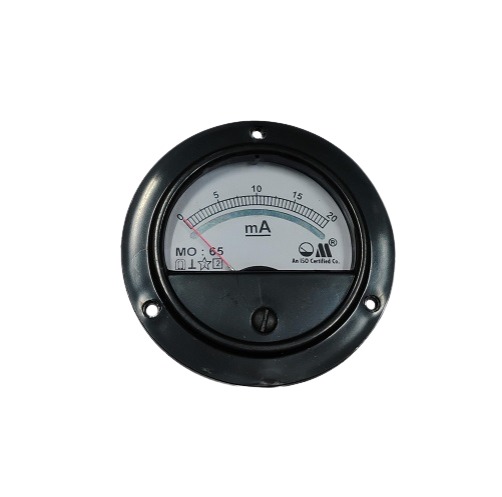 0-20mA DC MO 65 Analog Panel Meter Accuracy 1.5% (Milliammeter for DC Current Measurement Applications)