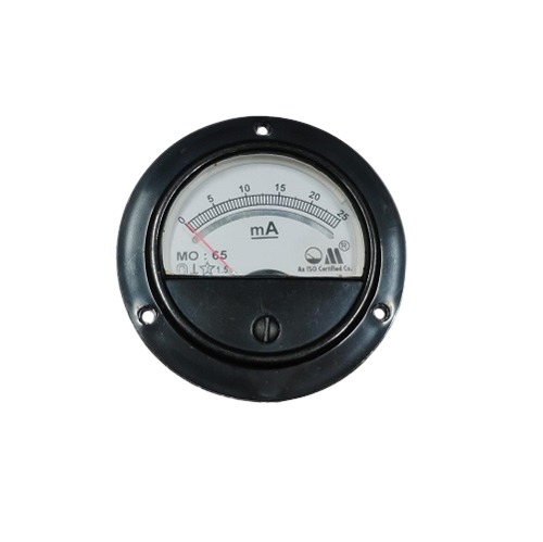 0-25mA DC MO 65 Analog Panel Meter Accuracy 1.5% (Milliammeter for DC Current Measurement Applications)