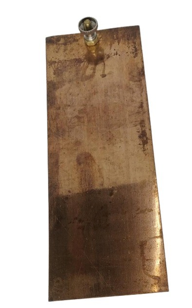 Copper Plate With Terminal 150 X 50 MM image 1
