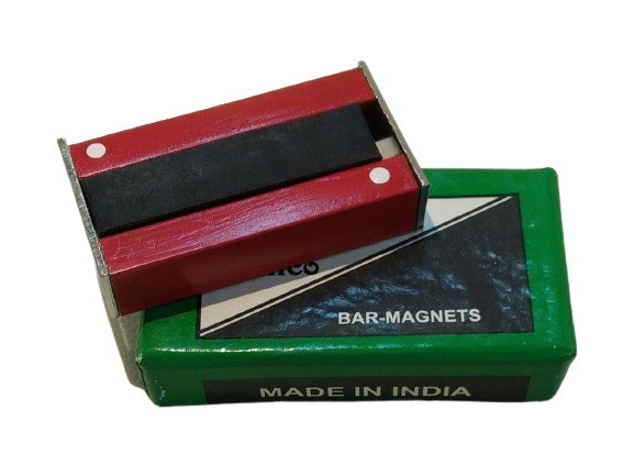 Alnico Bar Magnet Pair 50mm for Educational Science Experiments image 1