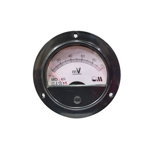 0-100mV DC MO 65 Analog Panel Meter Accuracy 1.5% (Millivoltmeter for DC Voltage Measurement Applications) image 1