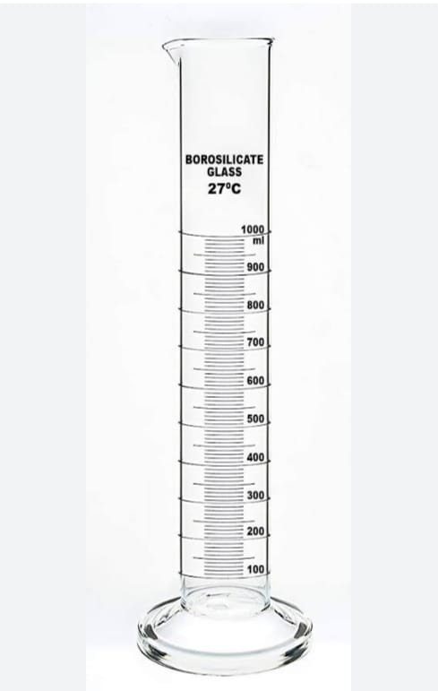 1000ml Measuring Cylinder Borosilicate Glass image 1