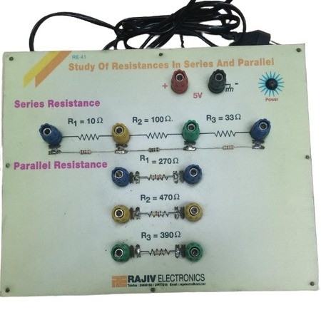 Study Of Resistances in Series & Parallel Board image 1