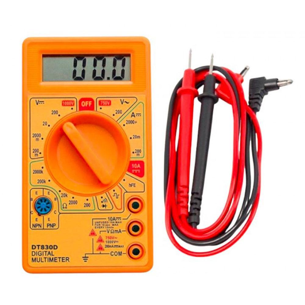 DT830D Digital Multimeter LCD Electrical Test Meter (DT830D Voltage Current Resistance Tester) image 1